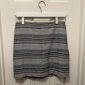 Banana Republic Navy & White Mini Skirt, Size 4